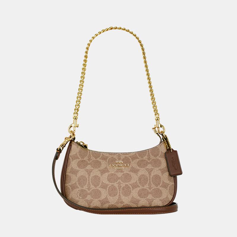 Coach TERI Women's Colorblock Crescent Crossbody Bag