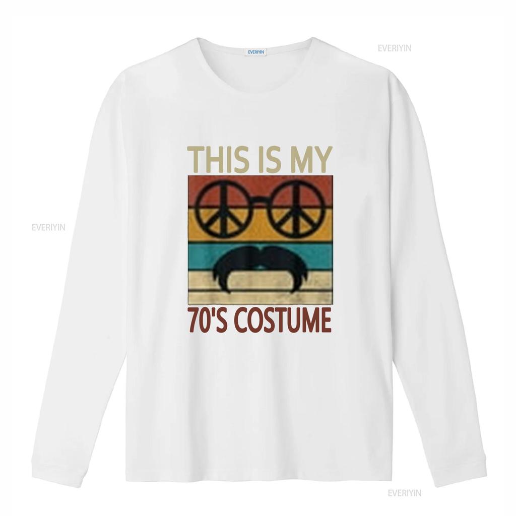 This Is My 70s Costume 70 Styles Men s Disco 1970s Outfit T Shirt Black 2X Large vintage Washed Stylish Versatile homme Soft