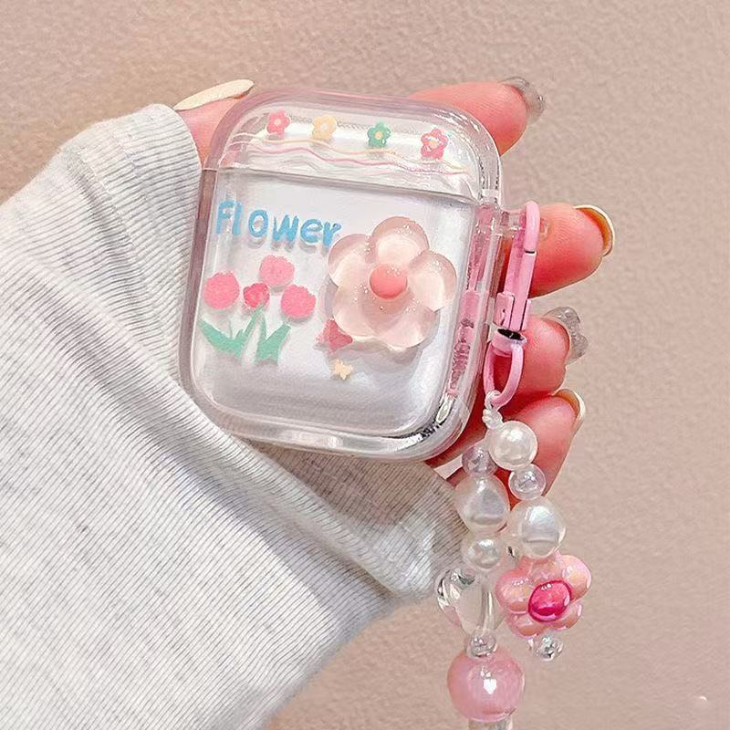 The Fresh Flower earphone case is suitable for Apple AirPods 1 protective case and AirPods Pro 1 earphone protective case