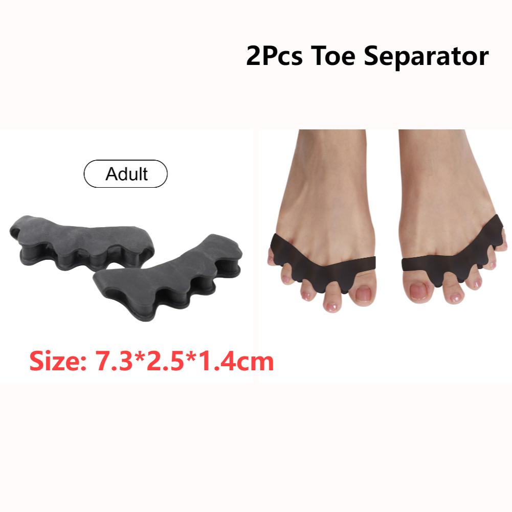 2ps/Pair Little Toe Thumb For Daily Use Silicone Gel Toe Bunion Guard Foot Care Finger Toe Separator Hallux Valgus Toe Care