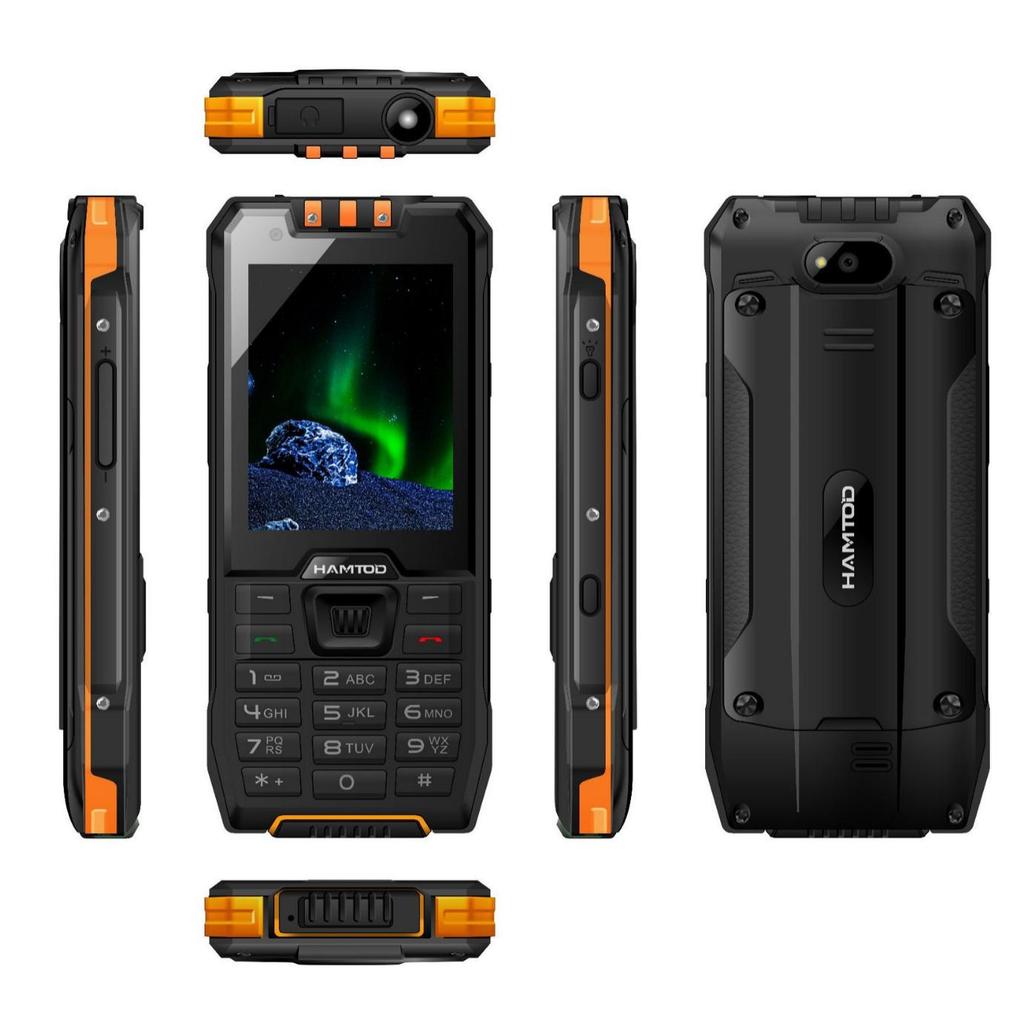 HAMTOD H6/2.8" Smart Rugged Phone with Touchscreen & Keyboard, 3G+32G, Android 11, 4G Network