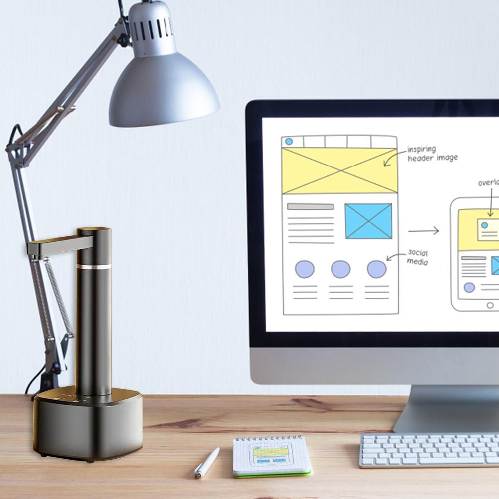 Elektrische Wasser-Gallonen-Pumpe, automatischer Wasserflaschen-Pumpenspender, Desktop, 4 W, wiederaufladbarer Wasserpumpenspender mit Ständer