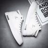Herrenschuhe Herbst Neu High-Top Sneaker Studenten Lässig Atmungsaktiv Canvas Weiße Schuhe