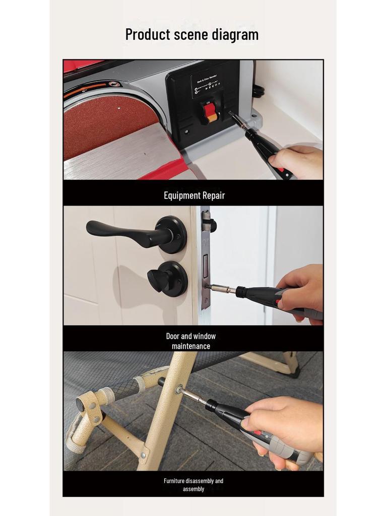 3.6V Lithium Battery Screwdriver Set for Home and Computer Repair