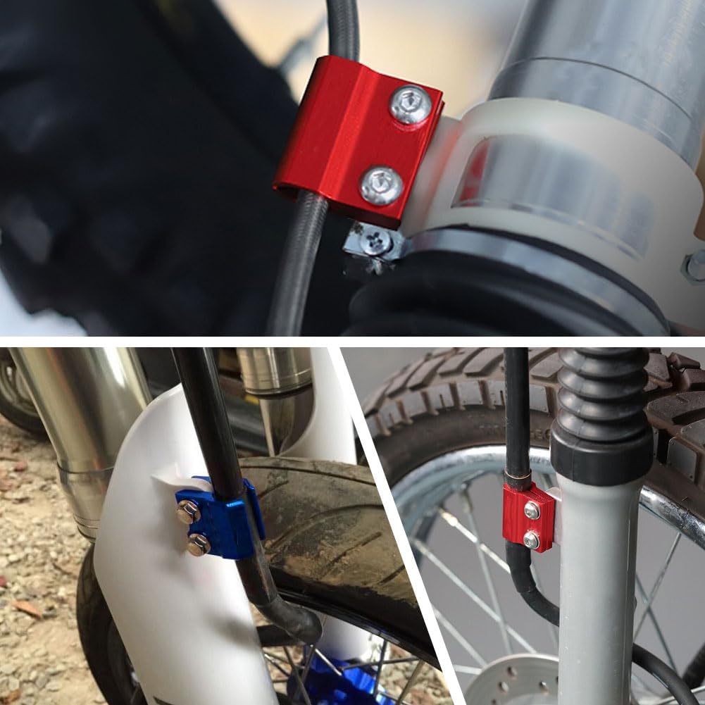 FSFY Motorcycle Front Brake Hose Cable Clamp Line Guide Holder for HONDA CR80R/85R, CR125R/250R, CRF150R-450R