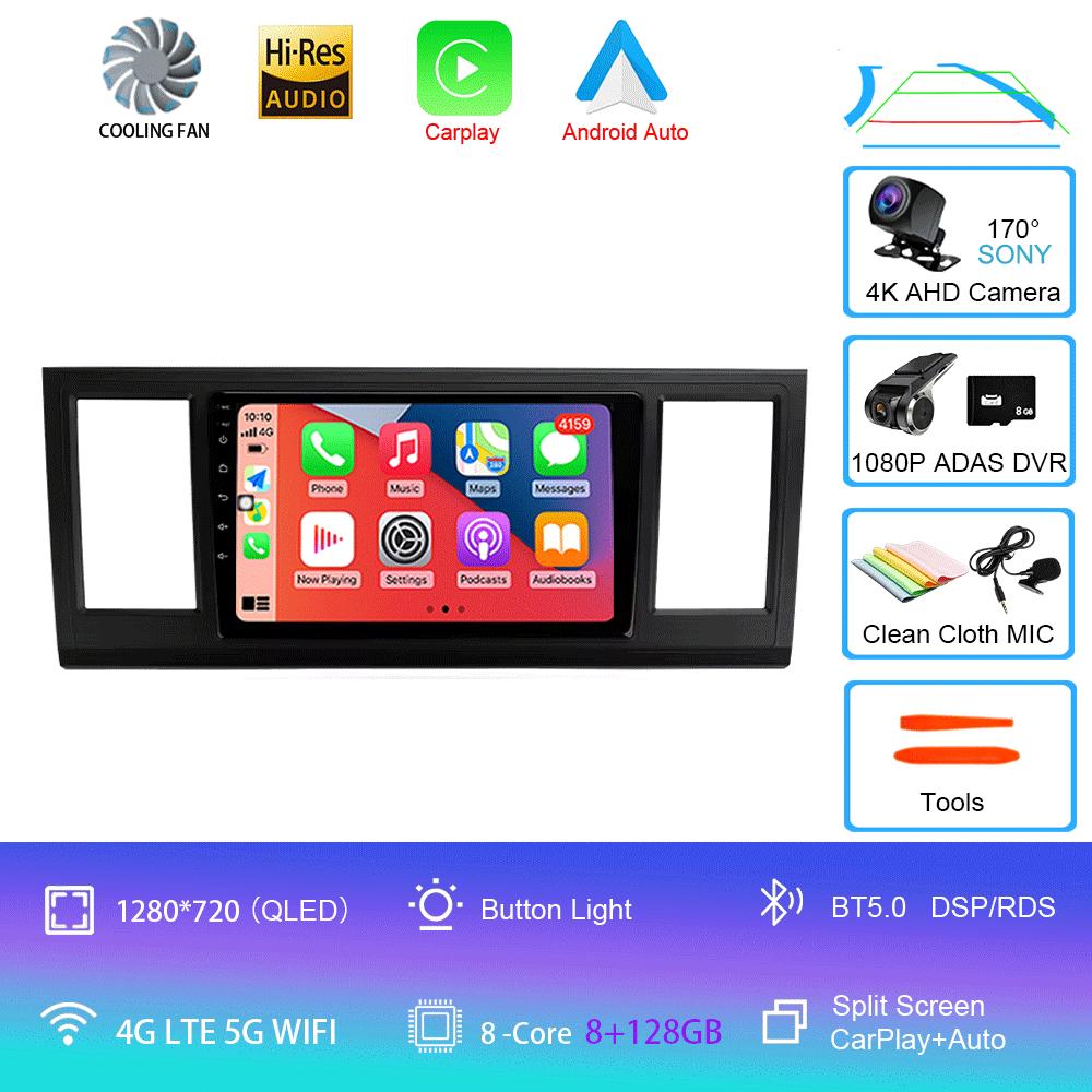 Radio Auto Android 14 Carplay Auto Player Multimedia Pentru Volkswagen Caravelle 6 T6.1 T6 2015-2020 Autoradio Stereo 2din Unitate Principală