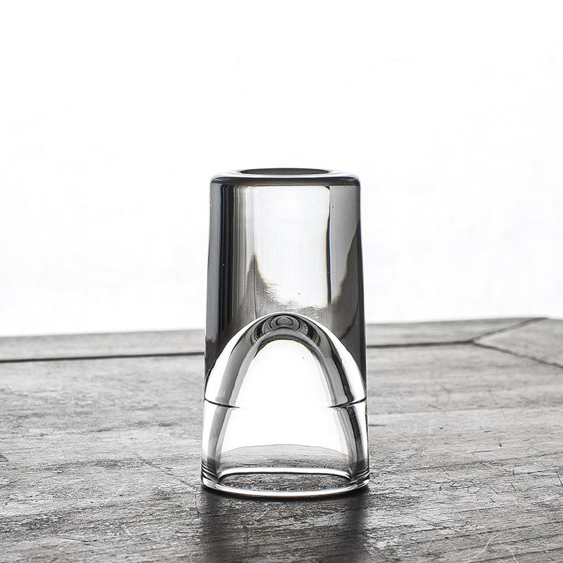 2pcs Wine Glasses Set 15ml Shot Glass Thick Bottom Straight Cups Small Capacity Mouthful Cup Chinese Spirits Cups Liquor Glass