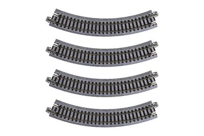 KATO N Gauge Unitrack Compact Curved Track Railway Model Supplies R183-45° (4 Pieces) 20-172