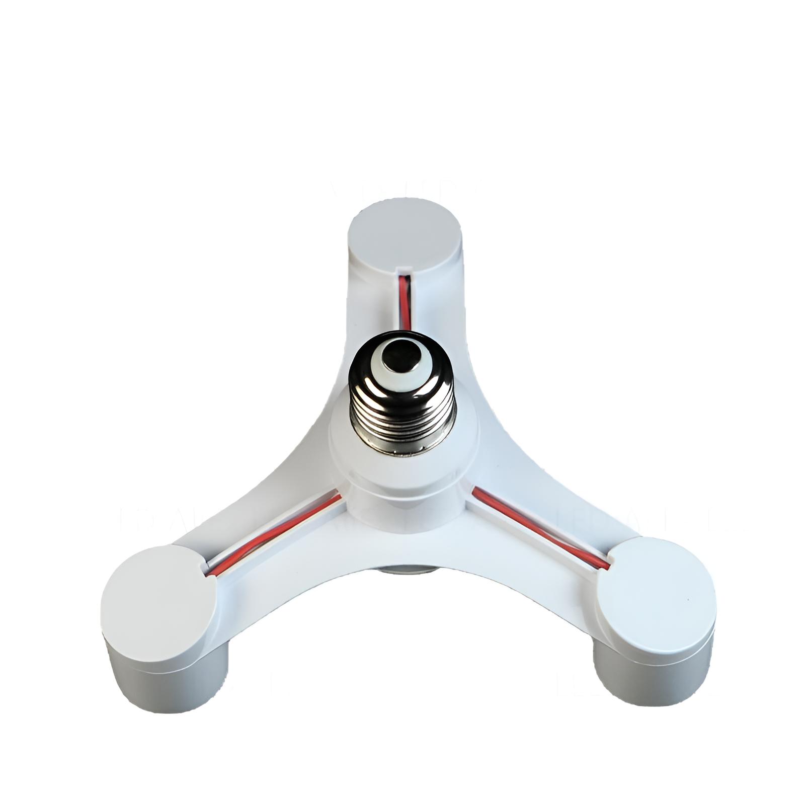 

E27–E27 Держатель светодиодной лампы 1 Цоколь E27 Разветвитель Цоколь для светодиодной лампы Держатель адаптера для лампочки E27