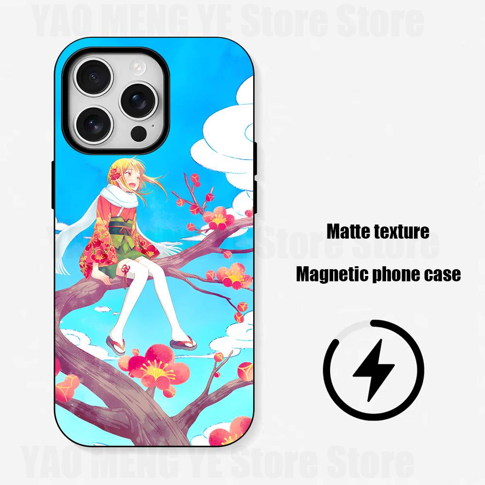 Fruits B-Basket Frosted Silicone For Phone Case For Iphone 11,12,13,14,15,16,17 Pro Max XS Wireless Charge Magnetic Bumper Cover