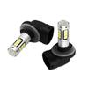 2st High Power 6500K Vit 30-SMD 4014 880 881 889 H27 LED-ersättningslampor för bildimljus DRL