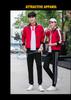 Spring & Autumn School Uniform Sports Set - Long Sleeve, Custom Logo for Primary & Secondary Students