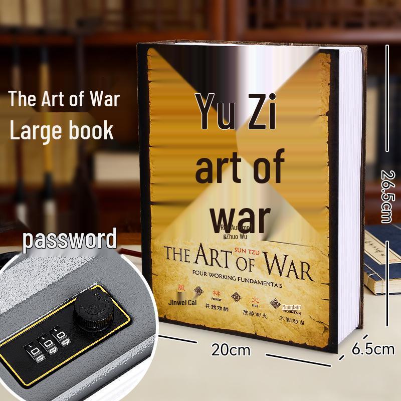 Creative Simulated Book Hidden Cash Savings Jar for Home or Study Room