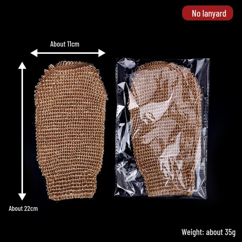 Двусторонние отшелушивающие банные перчатки из джута Bulk