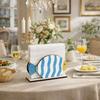 Dekorativer Holz-Serviettenhalter Meeres-Thema Schreibtisch-Ornament Sommer Meeres-Taschentuchhalter Restaurant