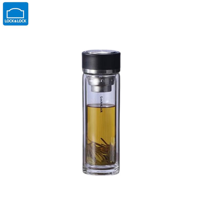 

Lock&Lock LLG629 Double-Layer Insulated Glass Water Bottle