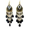 Bohemia Style Bohemian Tassel Earring Heart Shaped Hollow Earrings Ethnic Style Earring  Gifts