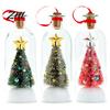 Schneeflocken-Stechpalmen-Ornamente Aufnehmbare Weihnachtsbaum-Flaschenpost, Sprachaufnahme Feiertags-Andenken Dekoration für den Eingangsbereich mit