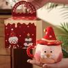High-value Christmas Ceramic Cups, Mugs with Lids, Cute Girls, Girlfriends, Birthday Gifts, Souvenirs