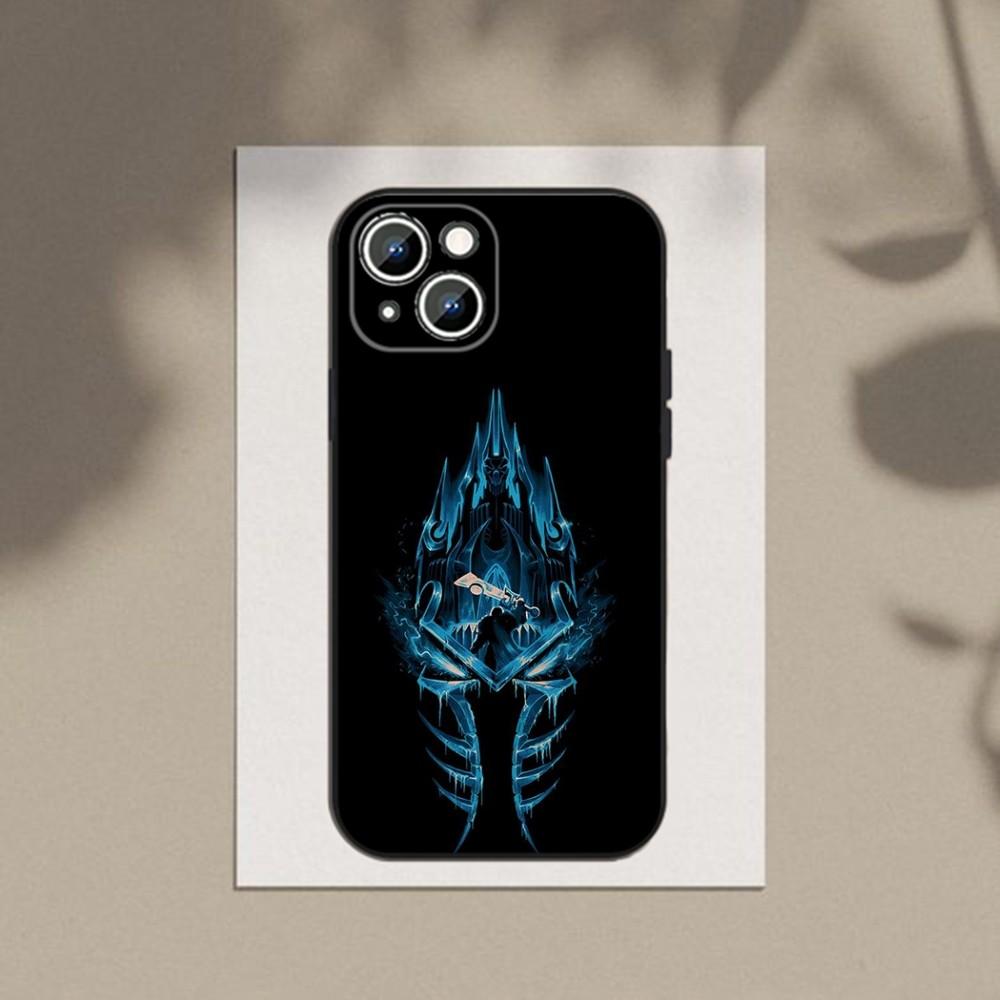 W-World Of W-Warcraft Phone Case For Apple iPhone 15,14,13,12,11,XS,XR,X,8,7,Pro,Max,Plus,mini Silicone Black Cover