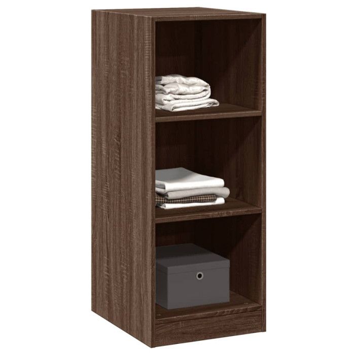 VidaXL Garde-robe chêne marron 48x41x102 cm bois d'ingénierie, armoire de rangement, organisateur de garde-robe, armoire, 840834