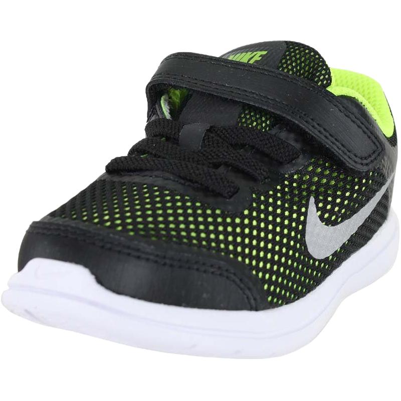 Nike Flex 2016 RN Comfortable Versatile Low-Top Walking Shoes Baby sneakers Black Green 834280-004