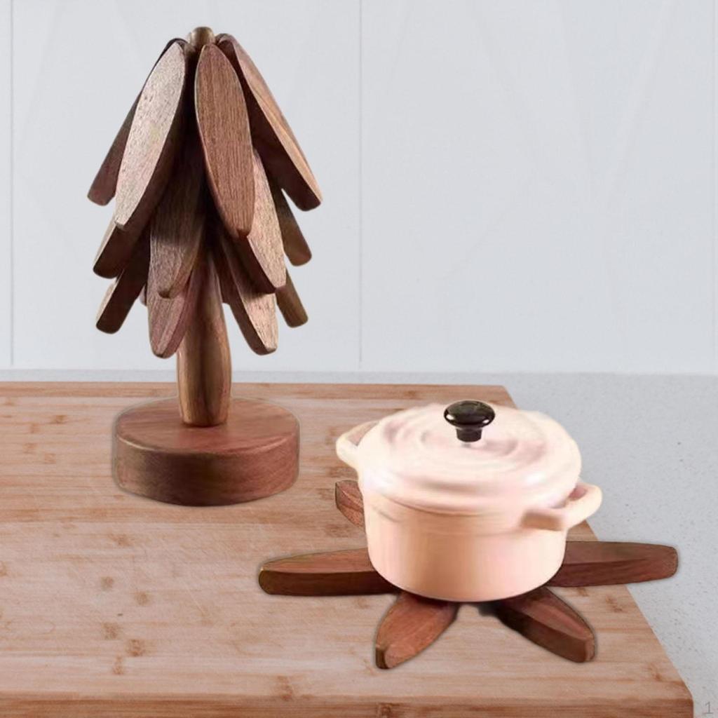 Drink Coaster Tabletop Protection Novelty Ornament Money Tree Nonslip Pad Cup Mat for Kitchen Home