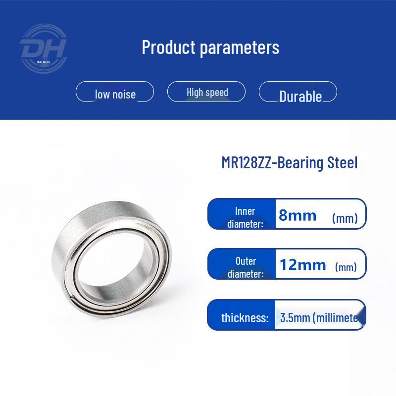 Rust-Proof Stainless Steel Miniature Pulley with Deep Groove Ball Bearing - Anti-Corrosion Gyroscope Ornament Accessory