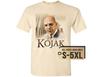 KOJAK TV-Serie 1973 V2 T-SHIRT Tee Natürliche Baumwolle Weiß Retro Größen S bis 5XL