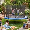 Trampoline Safety Pad Mat 12FT PVC Water Proof Trampoline Padding Spring Cover Round Frame Pad for Replacement Blue