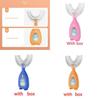 Manual Kids Ushaped Silicone Toothbrush For Oral Cleaning With Soft Bristles For Toddlers