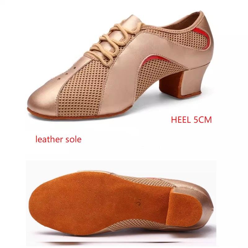 Shoes for Women Latin Dance Shoes Shape Training Ventilation Shoes Woman Square Dance Jitba Ballroom Shoes Net Sneakers