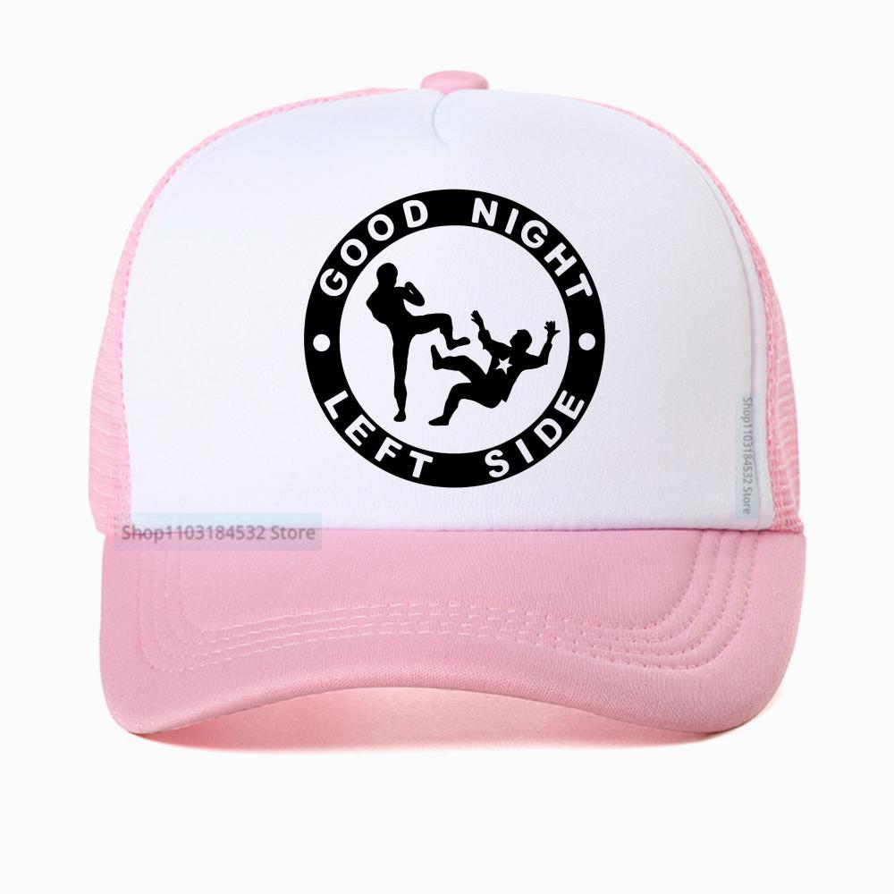 Good Night Left Side Graphic baseball cap Casual Fashion for men women hat Breathable sun hats adjustable mesh snapback hat