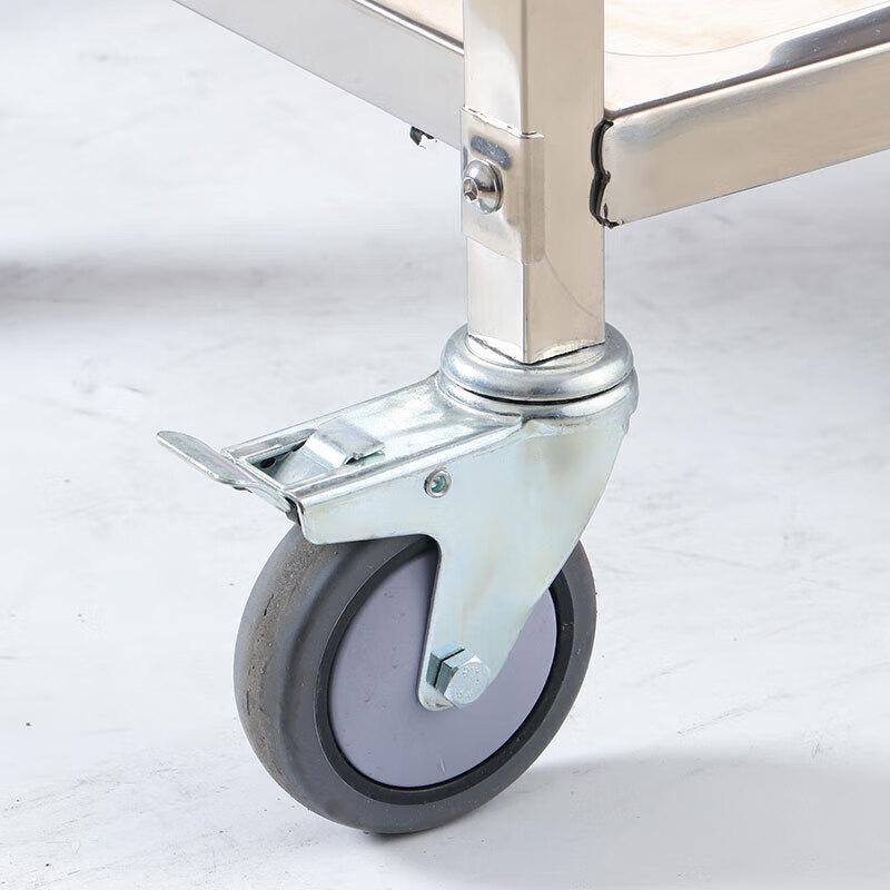 Bingyu Stainless Steel Double-Layer Serving Cart