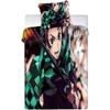 Cartoon Anime Bed Linen,Microfibre Bedding Sets, Children's Bed Linen with Zip Room Decor  Duvet Cover  for Teenagers  Adult