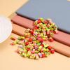 10Pcs/Lot Cute Cartoon Mini Erasers Fruit Ice Cream Pencil Rubber Kawaii Watermelon Kiwi Erasers Kids Students School Stationery