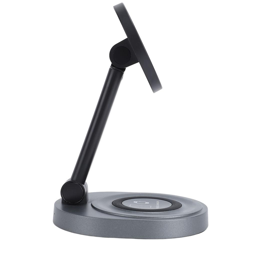 Magnetic Wireless Charger Station 360 Degree Rotating Fast Charging LED Indicator Light Wireless