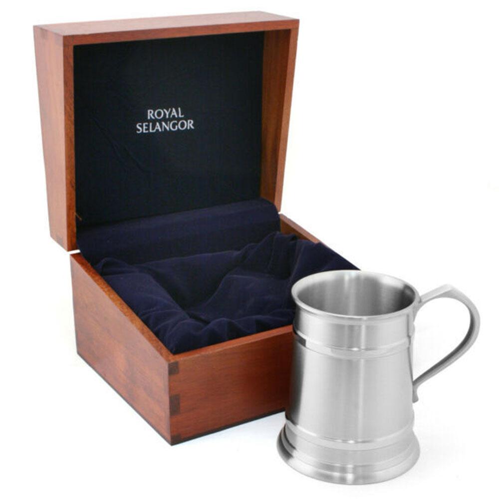 Chope Royal Selangor avec coffret cadeau en bois 27cL