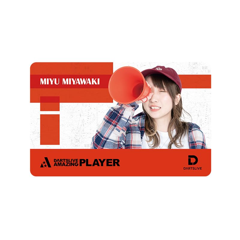 DARTSLIVE PLAYER GOODS 3rd Miyu Miyawaki with DARTSLIVE 2 Award Movie Edition
