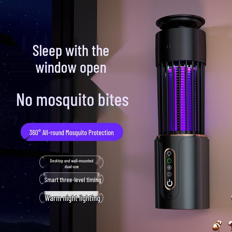 Professional Silent Mosquito Killer Lamp for Outdoor, Camping, Home, Office, and Dorm Use - Safe for Infants, Toddlers, and Pregnant Women