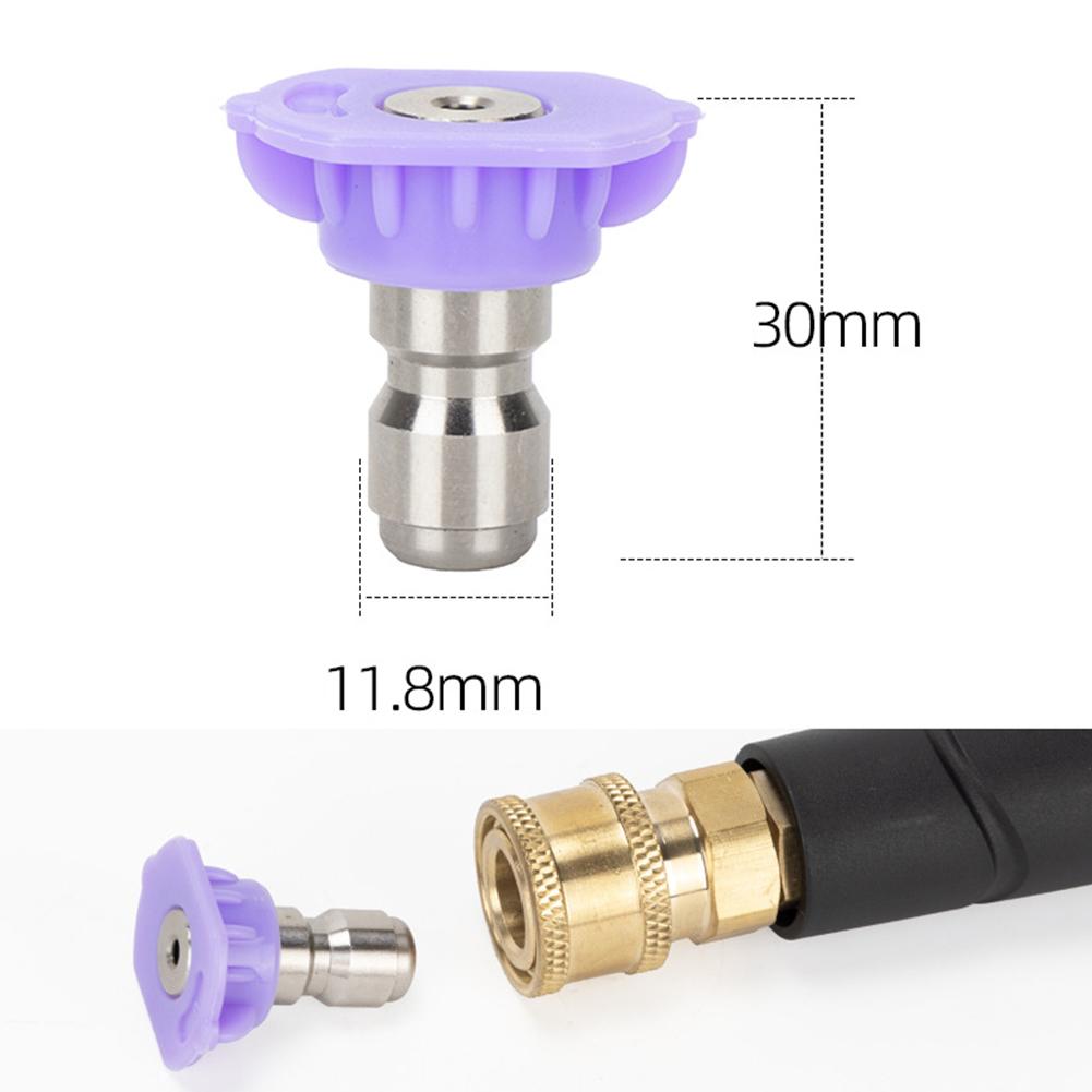 4-Way Mist Spray Nozzle 1/4 Inch Speed Connect Water Atomizing Sprayer Low Pressure Misting Tips for Outdoor Cooling & Watering