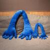 Creative Blue Hand Throw Pillow Palm Plush Toy Home Sofa Long Pillow Lazy Sleeping Leg Doll Doll