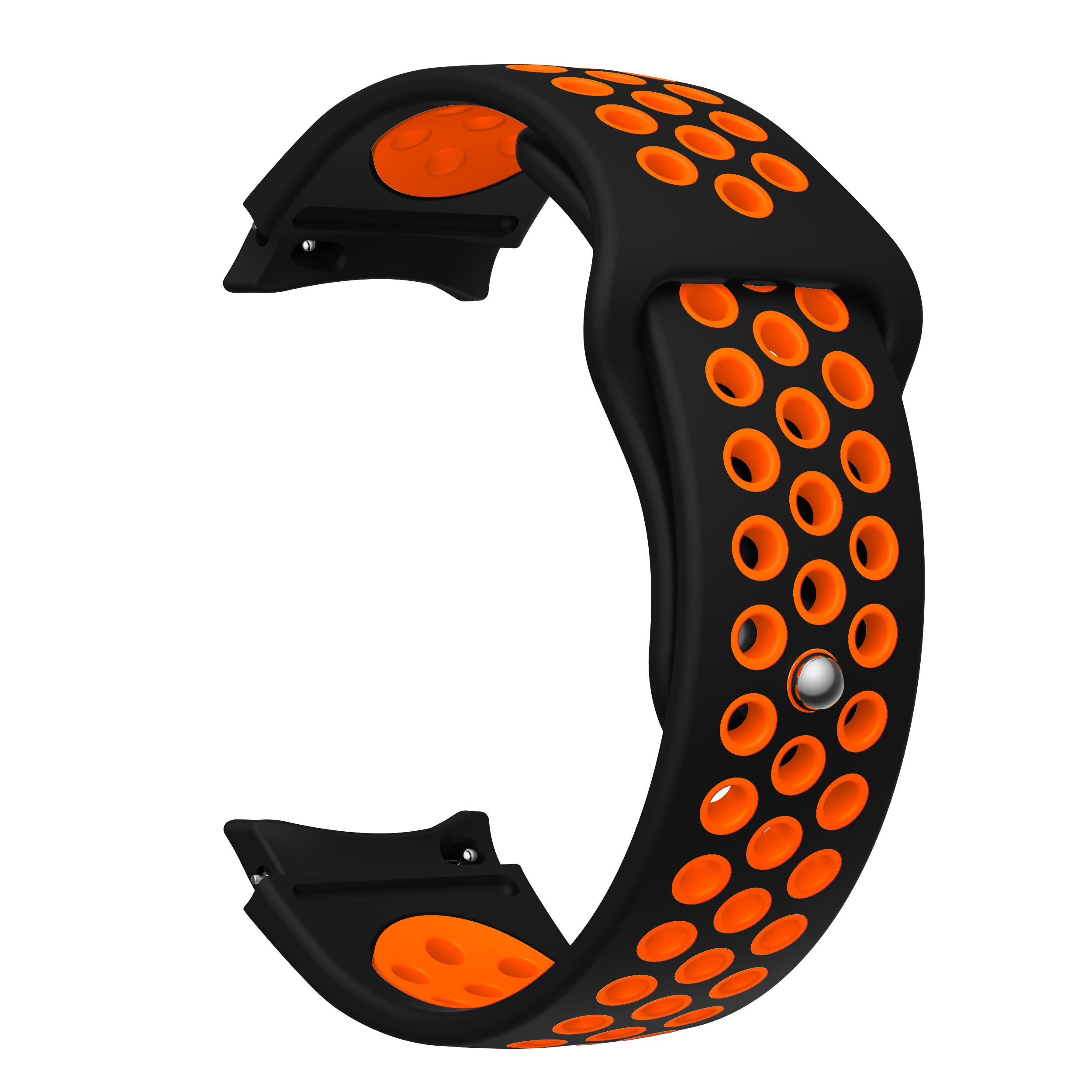 

Suitable for Samsung Galaxy Watch 6/5 Reverse Buckle Two Color Silicone Strap