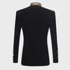 Men's 3D Velvet Rope Button European Palace Aristocratic Retro Dress