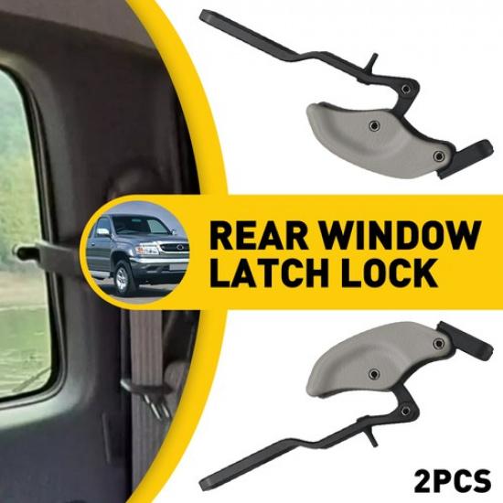GREY REAR CAB QUARTER WINDOWS LATCH LOCK Fit TOYOTA TACOMA 2001-04 62910-35032 V