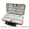 Fishing Supplies Opening and Closing Bait Box Fishing Tackle Box Double-Sided Bait  Accessory Box