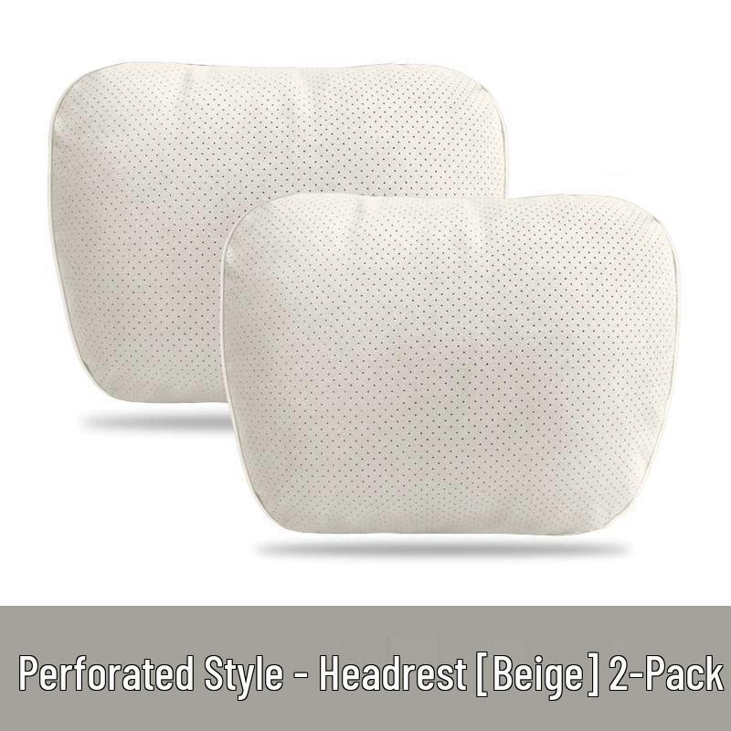 Tesla Car Headrest and Neck Support Pillow for Model 3/Y/S/X - Lumbar Support Cushion for Car Seats