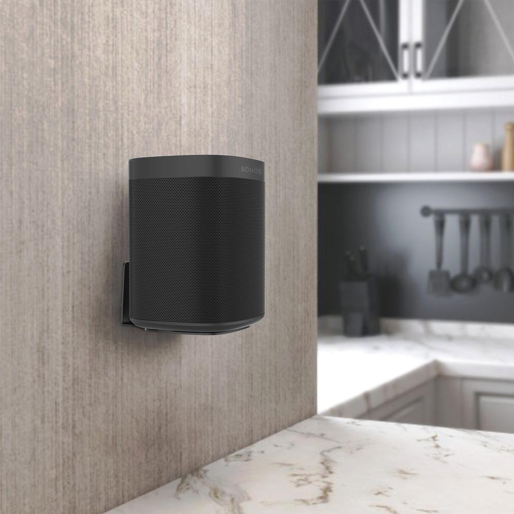 MONZLTECK Väggfäste för Sonos One SL Högtalare Platsbesparande Metallställ