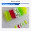 2cm/0.79" 100pcs Mealworm Soft Bait  Mini Soft Maggot Baits Mixed Fishing Lures Silicone Bionic Bread Worm Lure