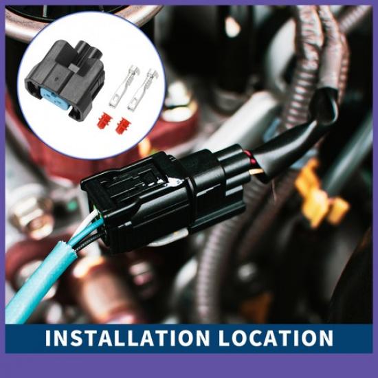 2 Pin Fuel Injector Plug Female Wire Terminal Connector 1set  for Honda